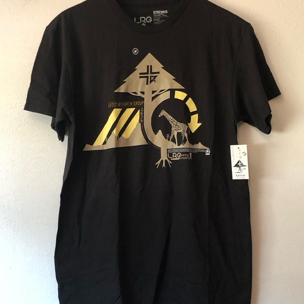 Men’s LRG Giraffe Tree Graphic T-Shirt NWT